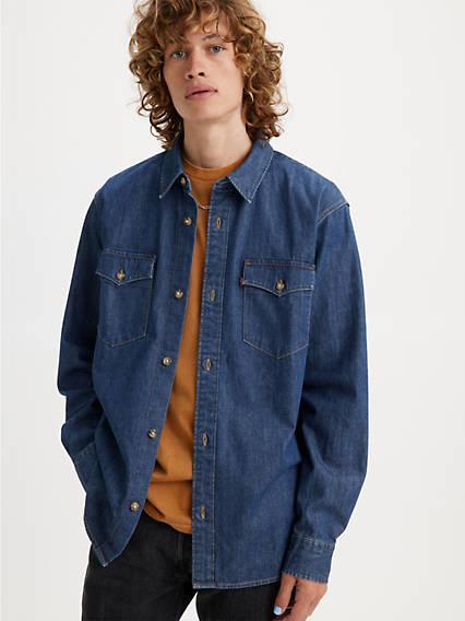 Levi's Fit Western Shirt Chambray - Men's Product Image