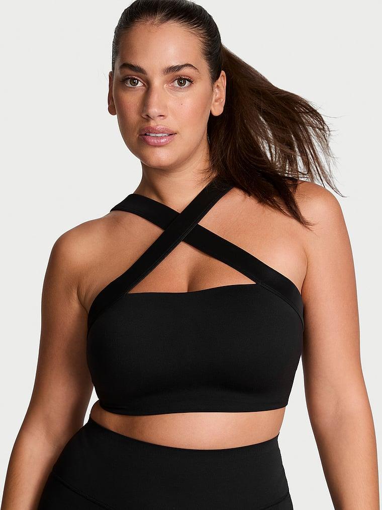 VSX Activate™ SuedeEffect Cross-Strap Sports Bra Product Image