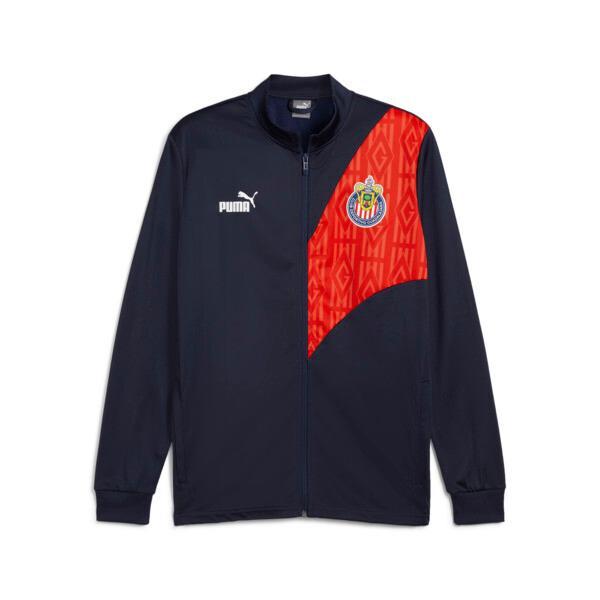 PUMA C.D. Guadalajara ftblCULTURE+ Men's Track Jacket in Dark Blue Product Image