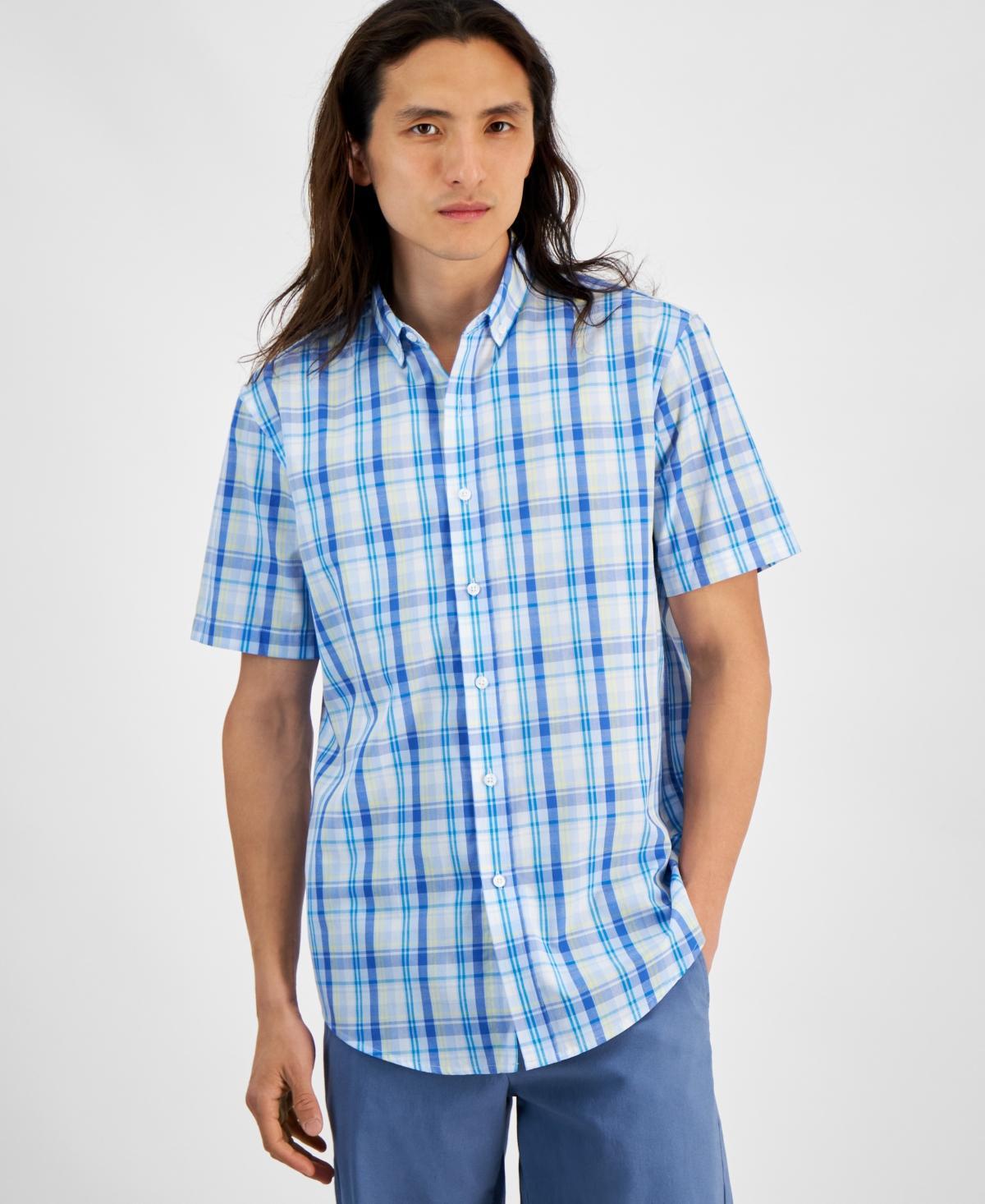 Club Room Mens Short Sleeve Printed Shirt, Created for Macys Product Image