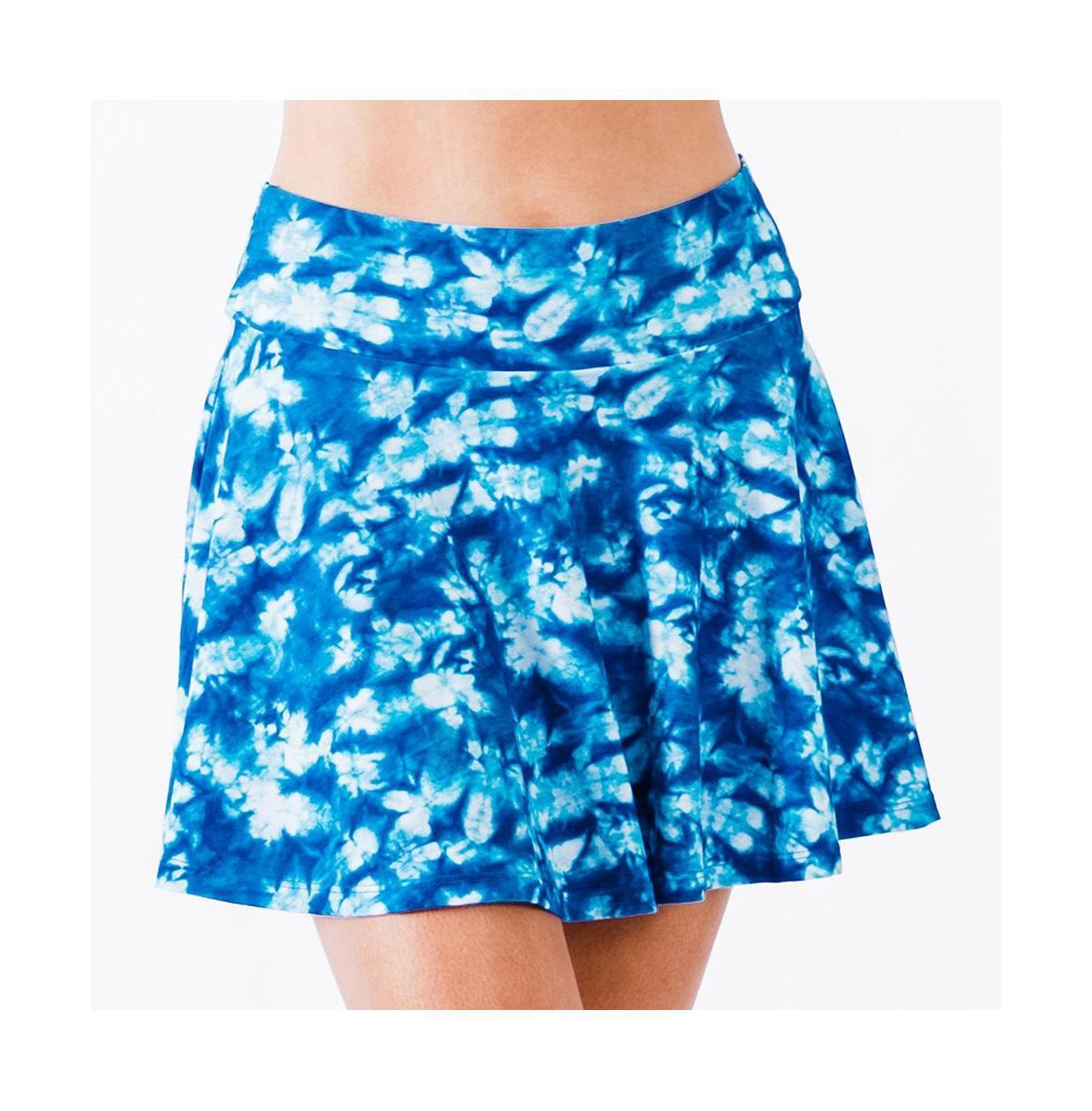 Calypsa Womens Flowy Swim Skort Product Image