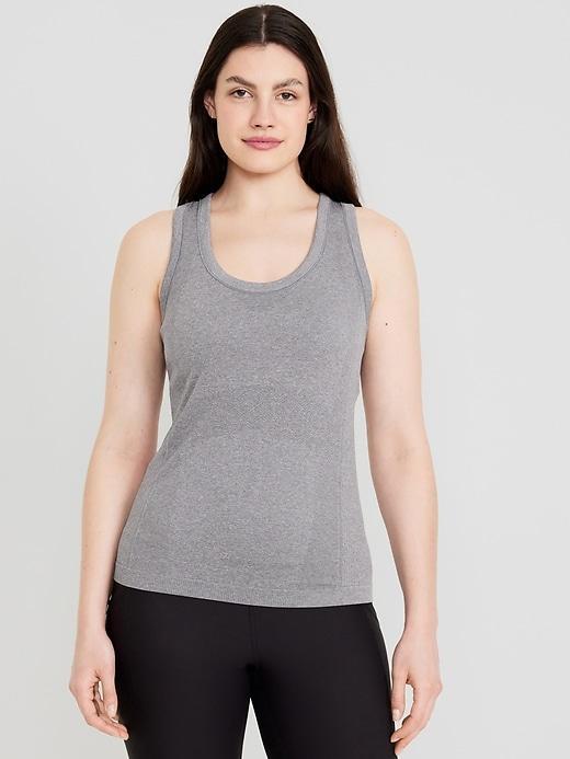 Fitted Seamless Tank Top Product Image