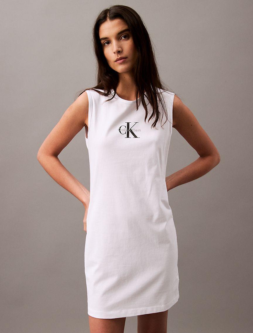 Monogram Logo Sleeveless T-Shirt Dress Product Image