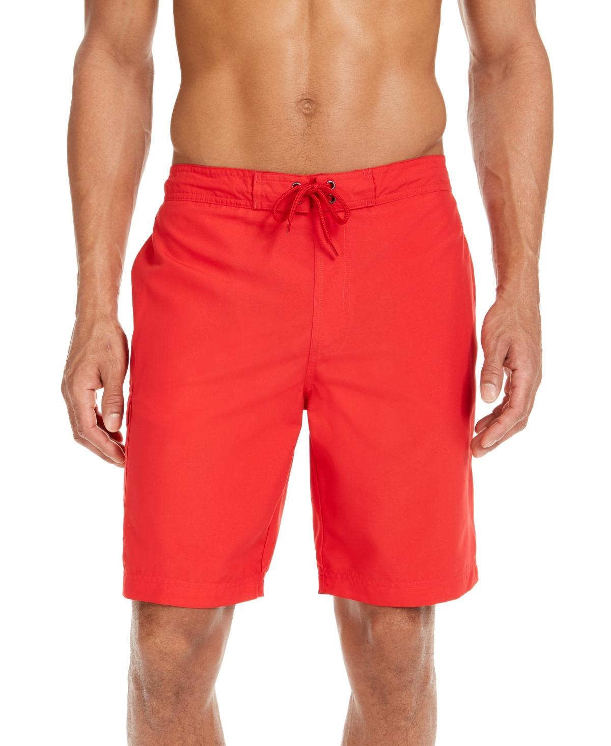 Club Room Mens Solid Quick-Dry 9 E-Board Shorts, Created for Macys Product Image