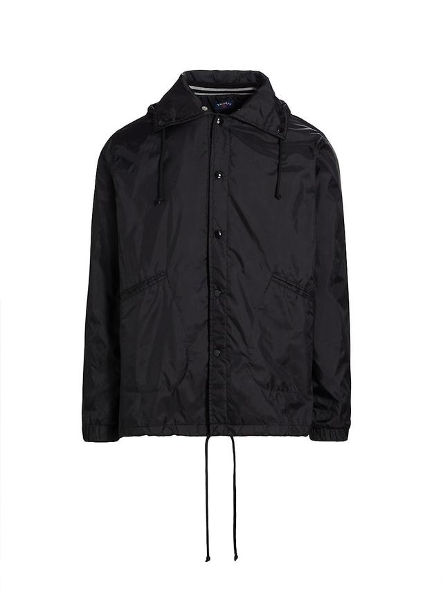 Mens Hooded Coaches Jacket Product Image