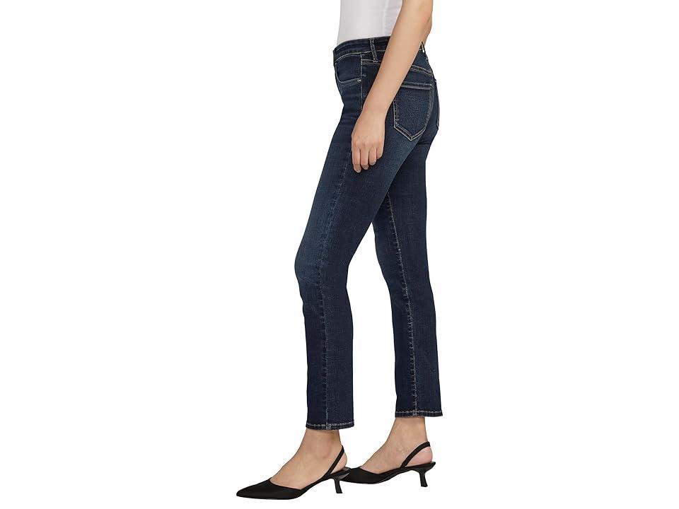 Jag Jeans Cassie Mid-Rise Slim Straight Leg Jeans Product Image