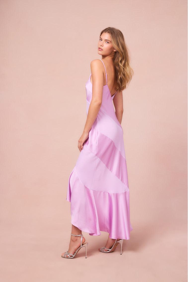 Mallee Satin Asymmetrical Dress Product Image