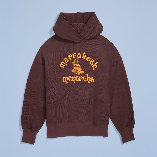 Mens Champion Hoodie, Marrakesh Monarchs Midway Brown L Product Image