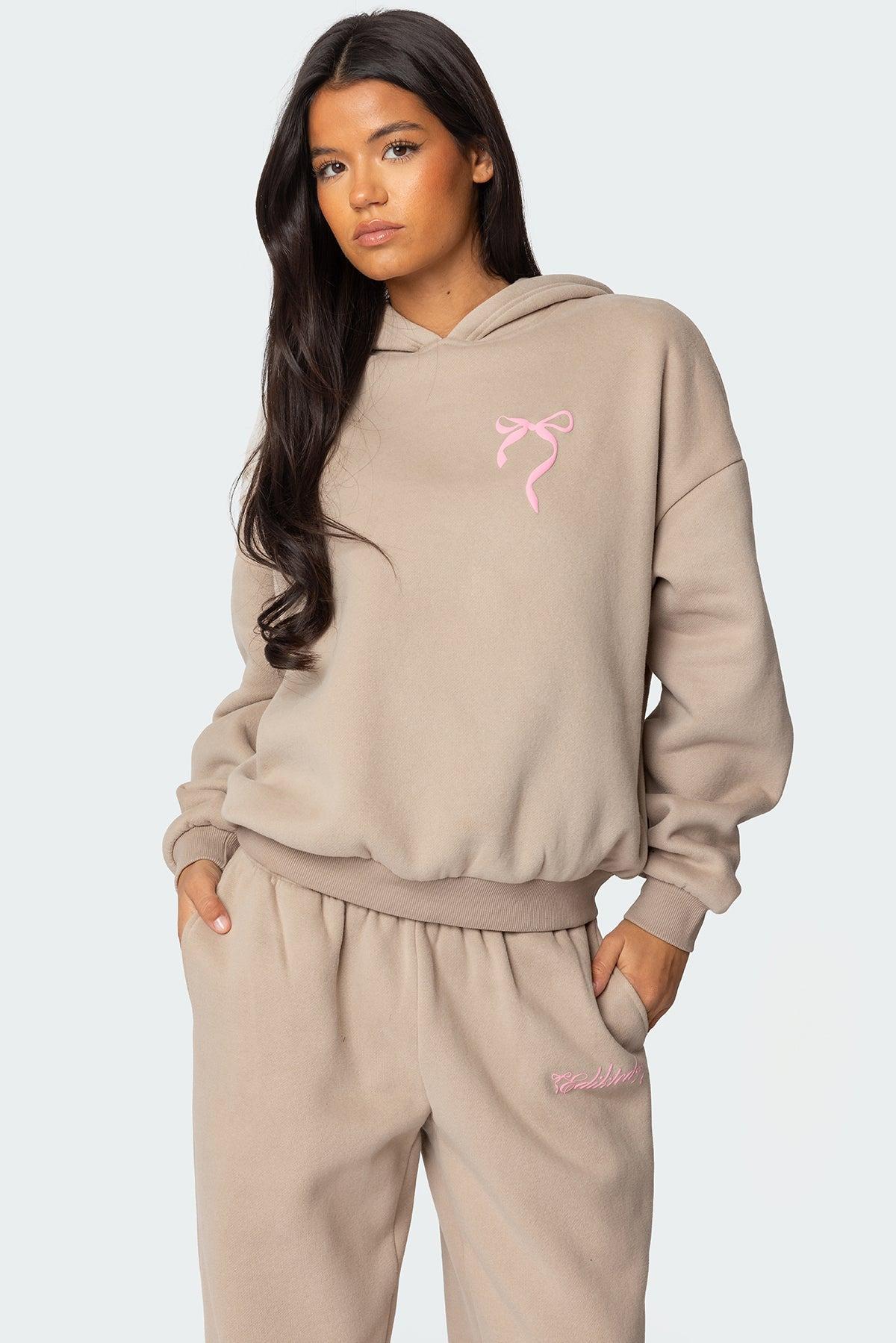 Sasha Bow Detail Hoodie Product Image