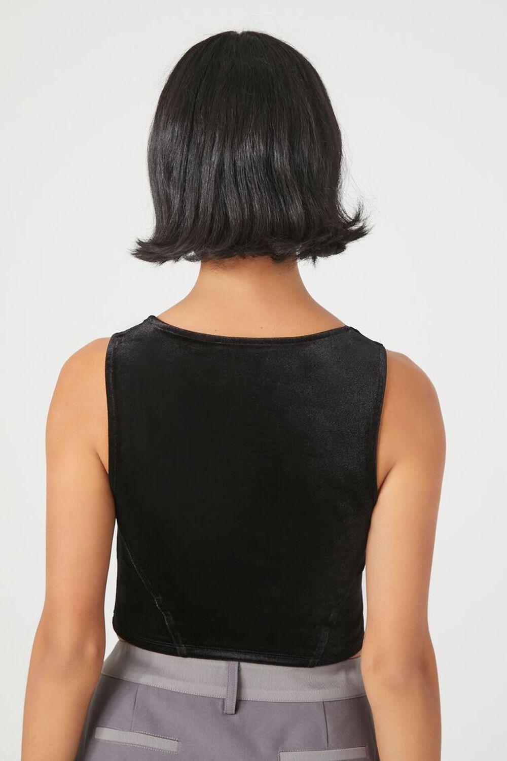 Velvet Bustier Cropped Tank Top | Forever 21 Product Image