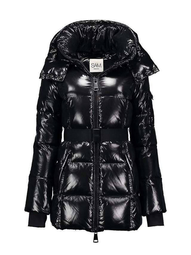 Womens Soho Belted Down Mid-Length Puffer Jacket Product Image