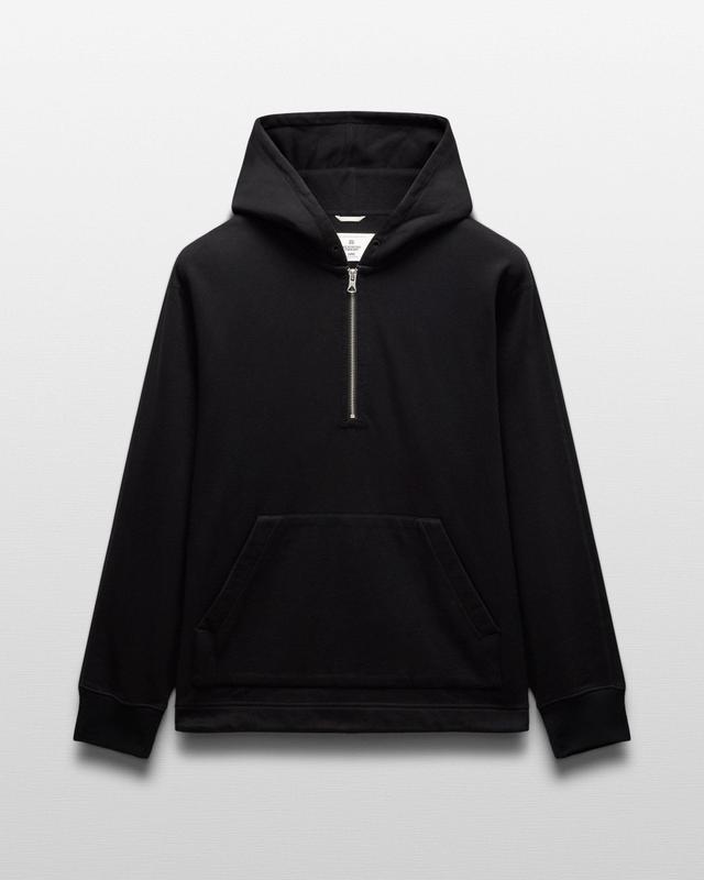 Midweight Terry Half Zip Hoodie Male Product Image