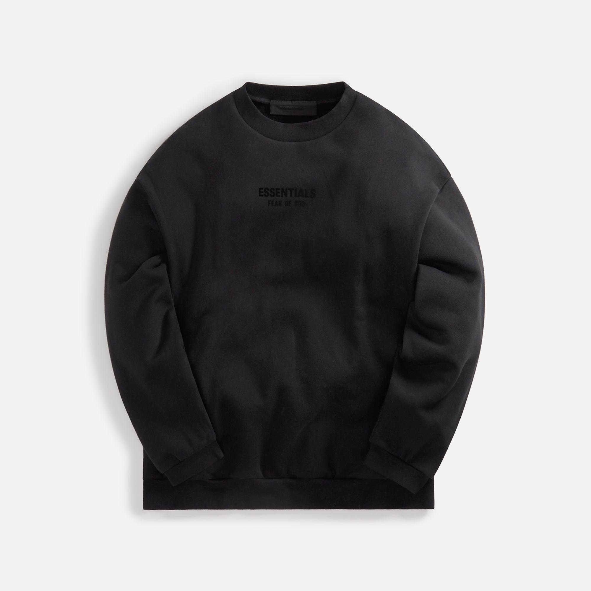 Essentials Crewneck - Black Male Product Image