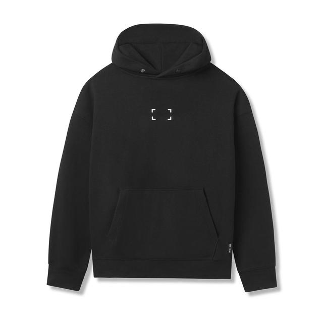 0648. Tech-Terry™ Hoodie - Black "Space Bracket" Product Image