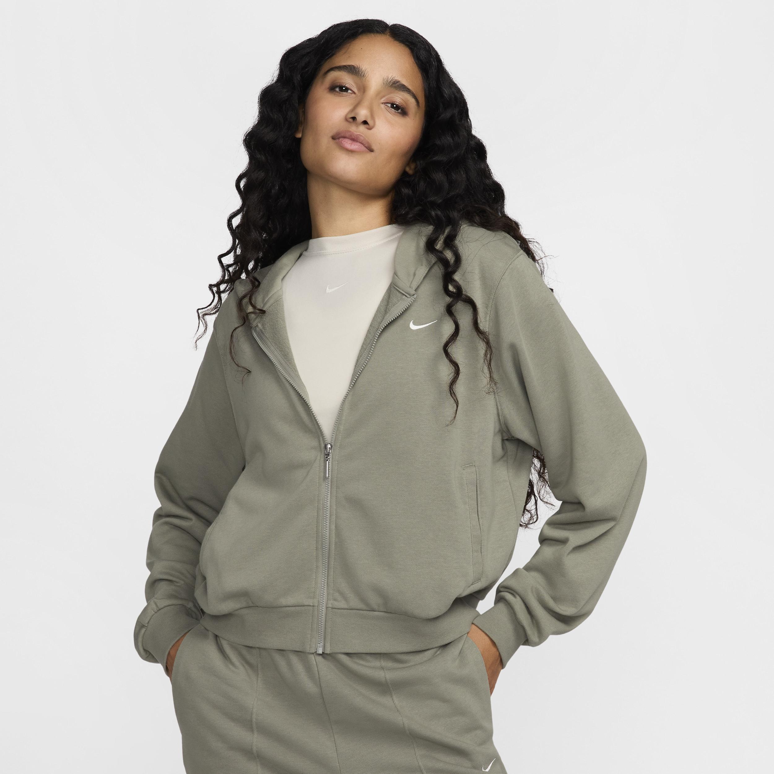 Womens Nike Sportswear Chill Terry Loose Full-Zip French Terry Hoodie Product Image