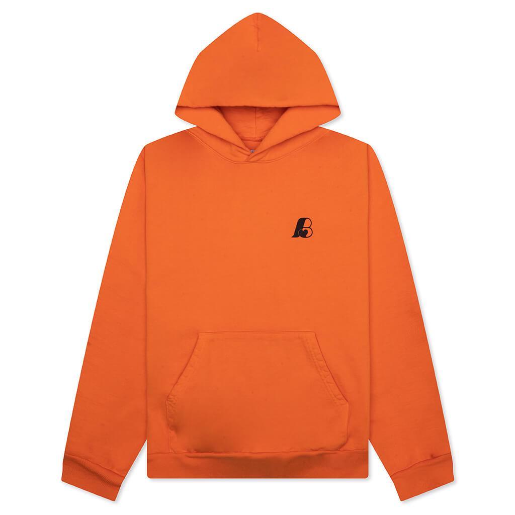 B Logo Hoodie - Pumpkin Chocolate Male Product Image