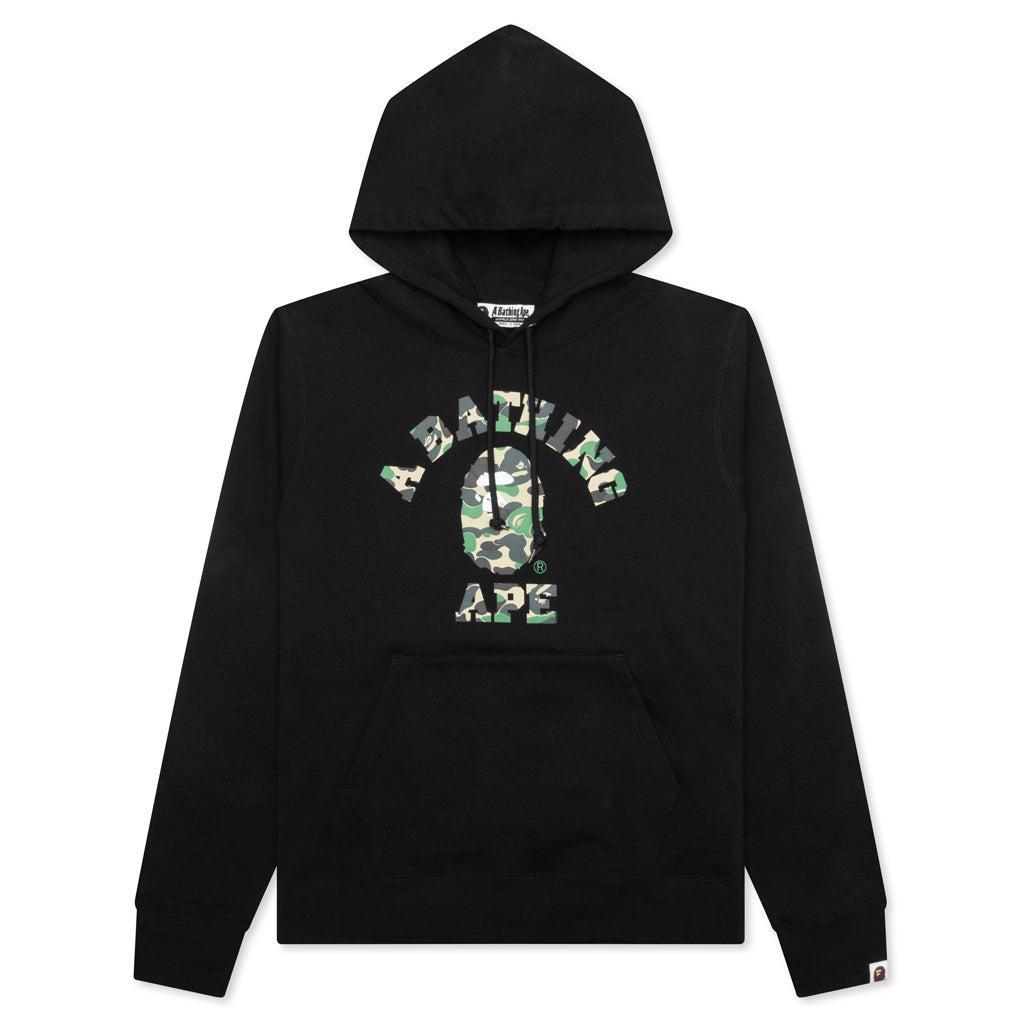 Abc Camo College Pullover Hoodie - Black Male Product Image