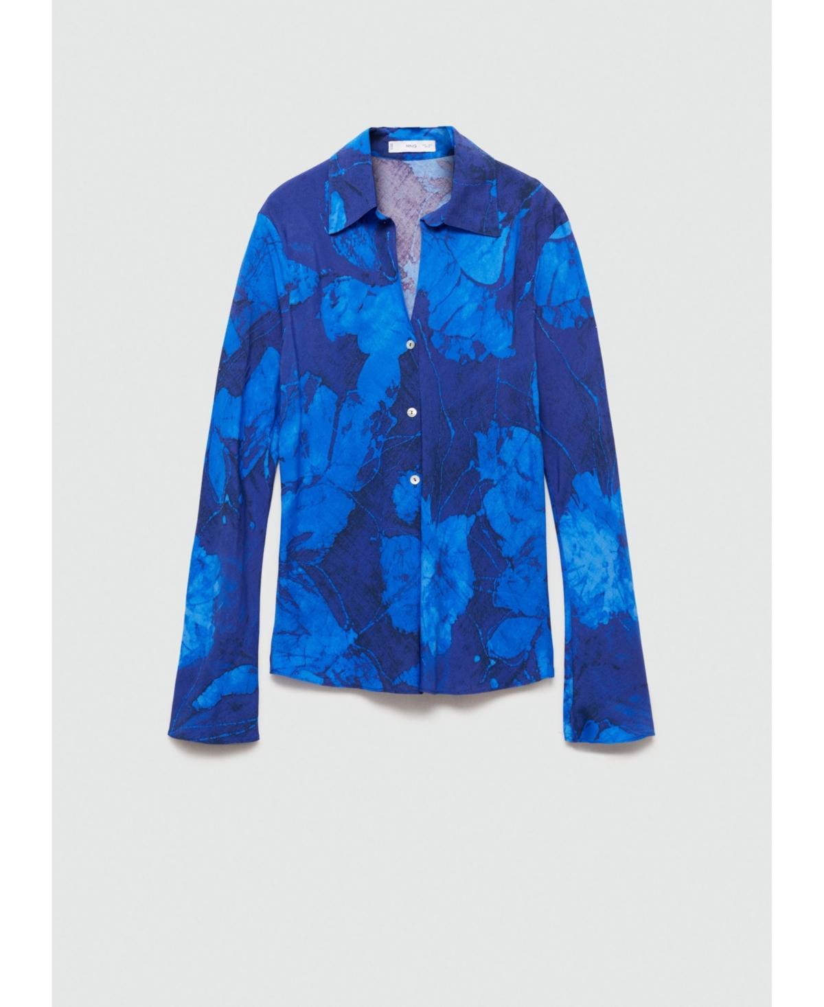 Mango Womens Floral Print Shirt Product Image