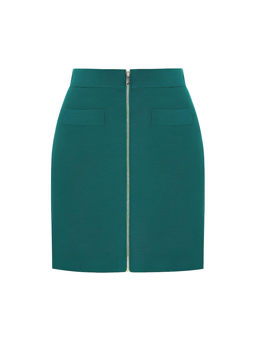 Womens Kelly Wool-Blend Mini Skirt product image