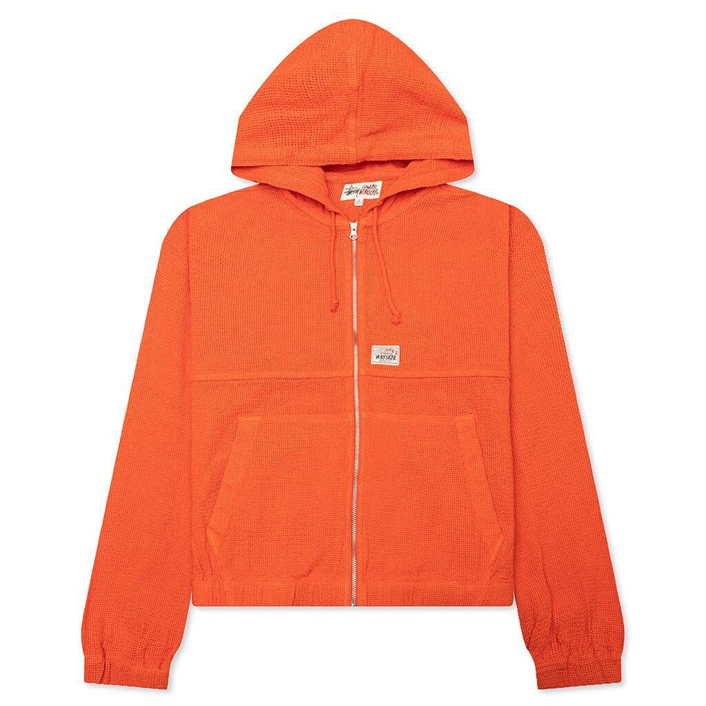 Work Jacket Cotton Mesh - Red Orange Male Product Image