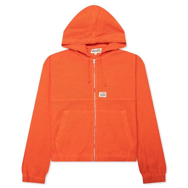 Work Jacket Cotton Mesh - Red Orange Male Product Image