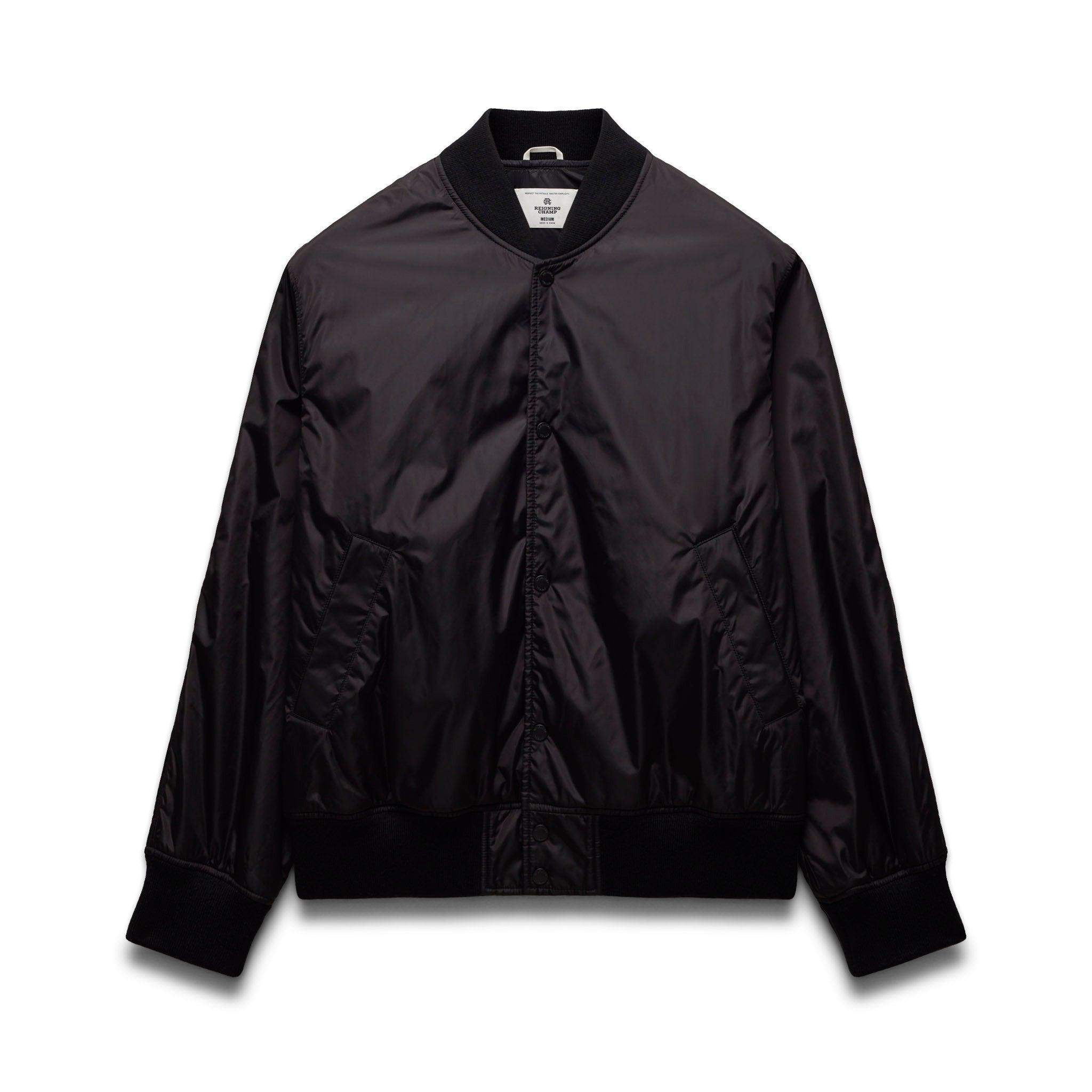 Econyl Satin Nylon Stadium Jacket Male Product Image