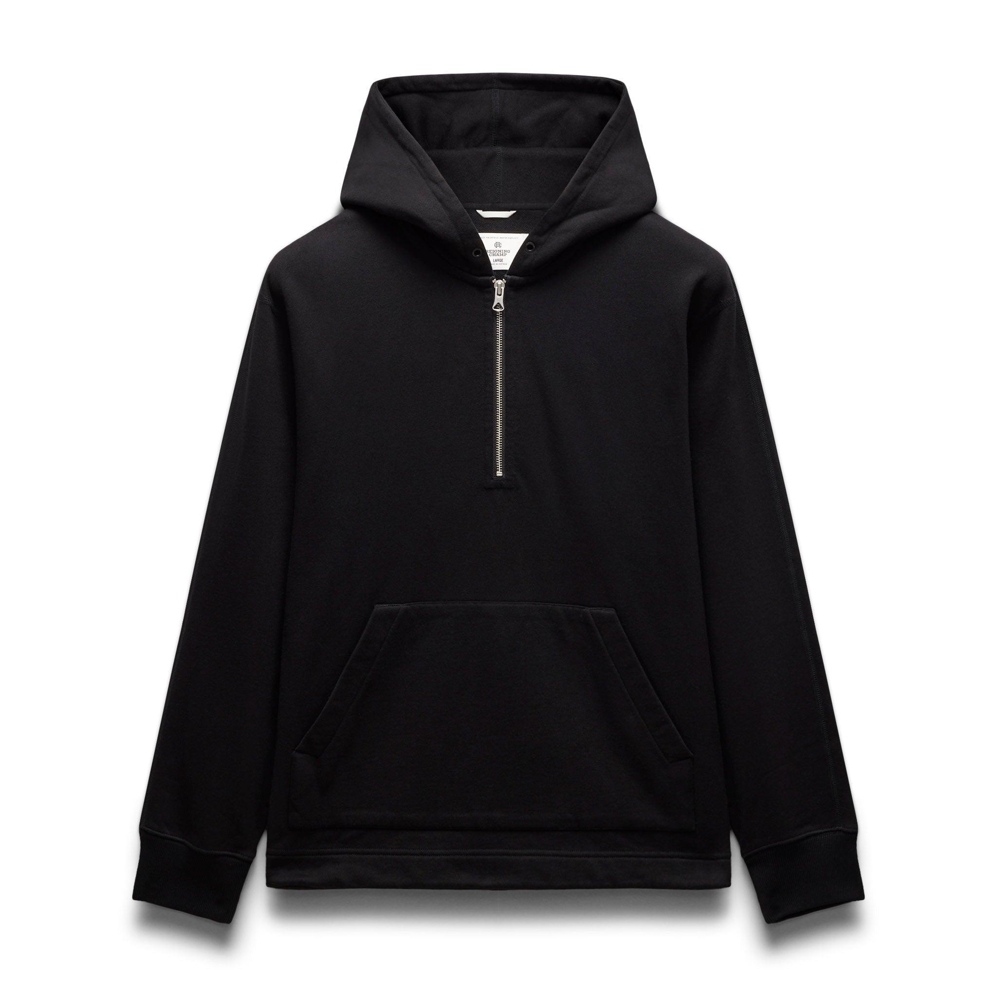 Midweight Terry Half Zip Hoodie Male Product Image