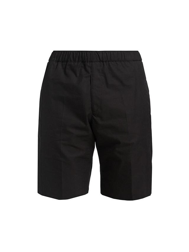 Mens Flat-Front Cotton Shorts Product Image