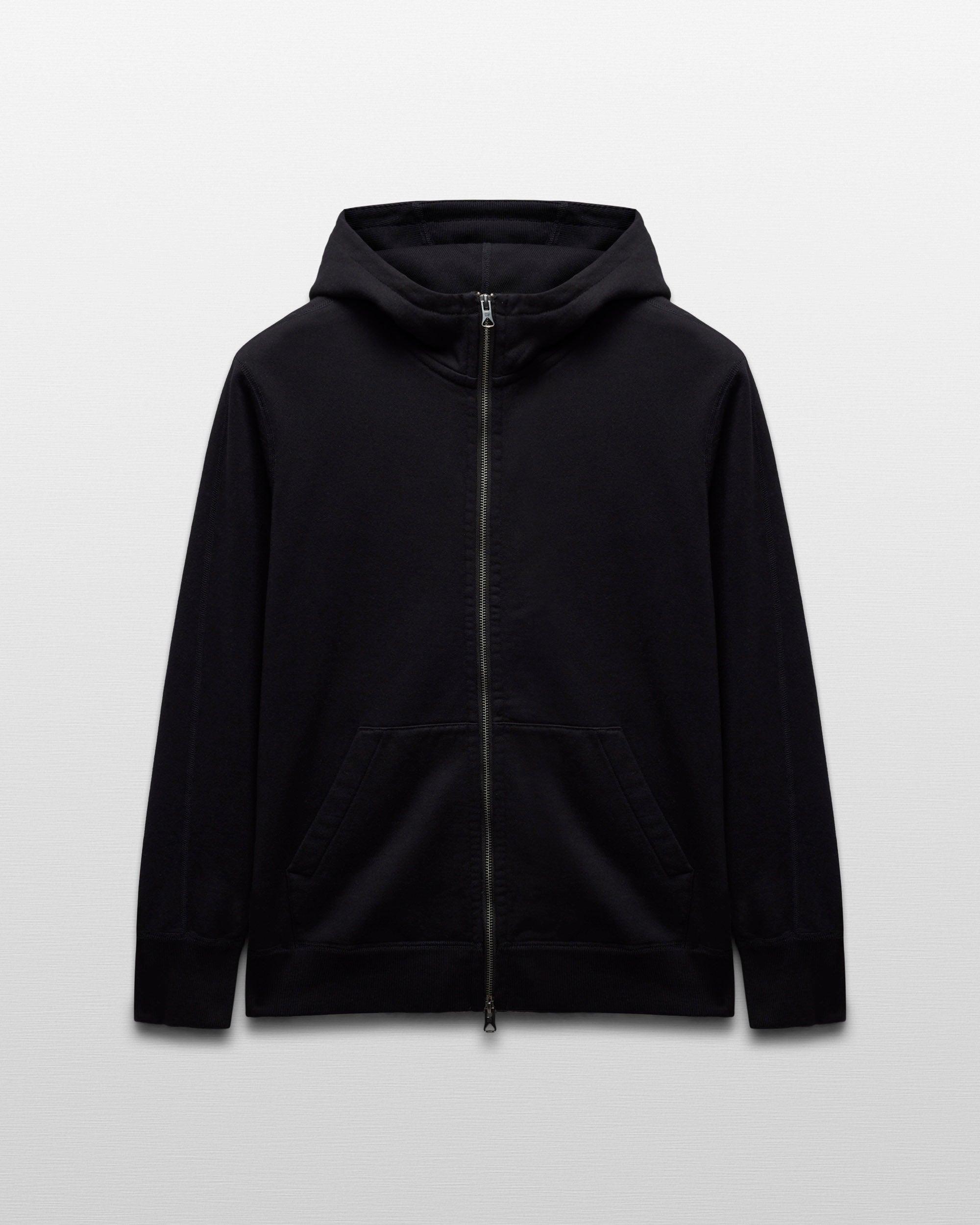 Midweight Terry Racer Zip Hoodie Male Product Image