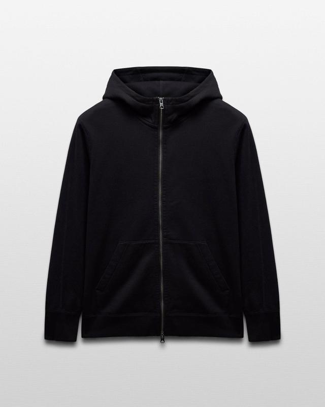 Midweight Terry Racer Zip Hoodie Male Product Image