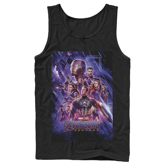 Mens Marvel Studios Avengers Endgame Space Group Shot Poster Tank Top Product Image