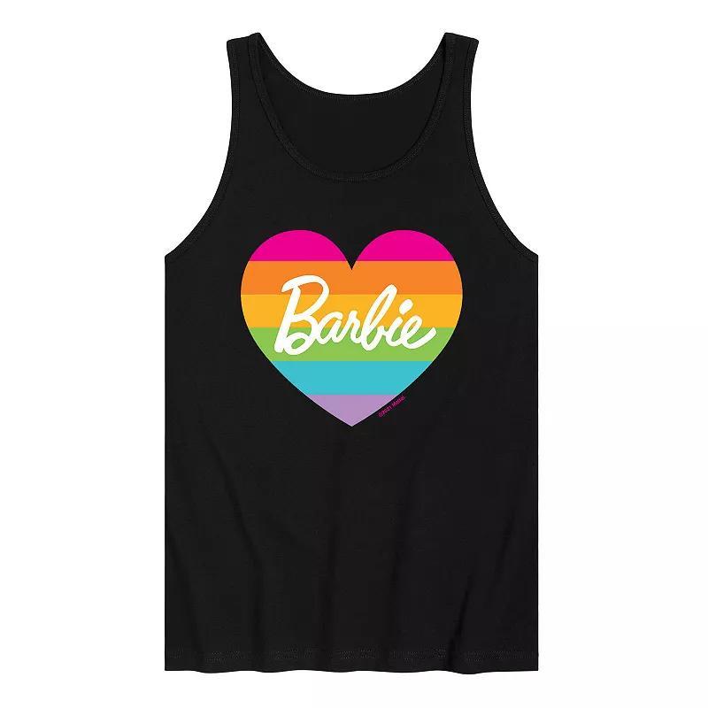 Mens Barbie Pride Heart Tank Top Product Image