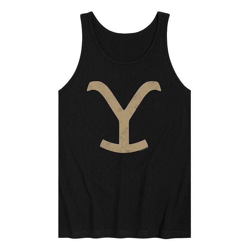 Mens Yellowstone Y Brand Tank Black Product Image