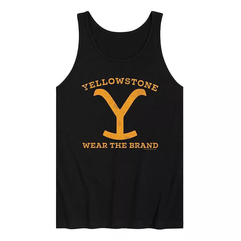 Mens Yellowstone Brand Y Tank Black Product Image