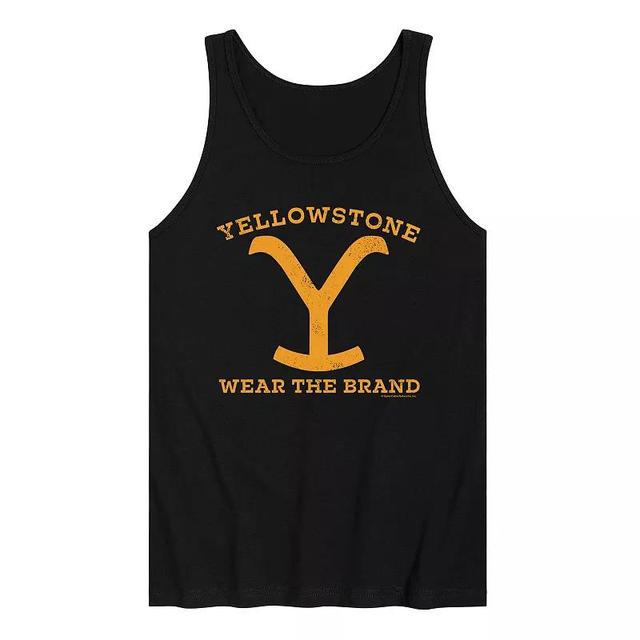 Mens Yellowstone Brand Y Tank Black Product Image