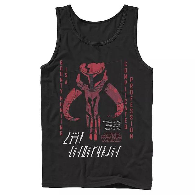 Mens Star Wars The Mandalorian Mythosaur Complicated Profession Tank Top Product Image