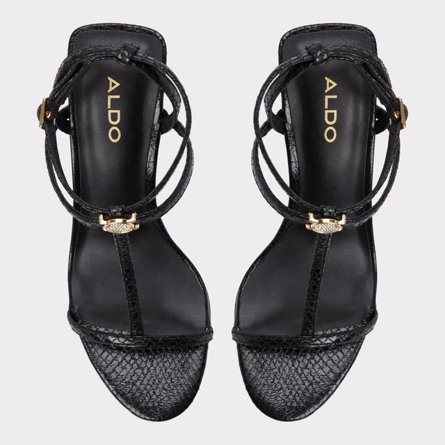 Cecille Black Women's Strappy Heels | ALDO US Product Image