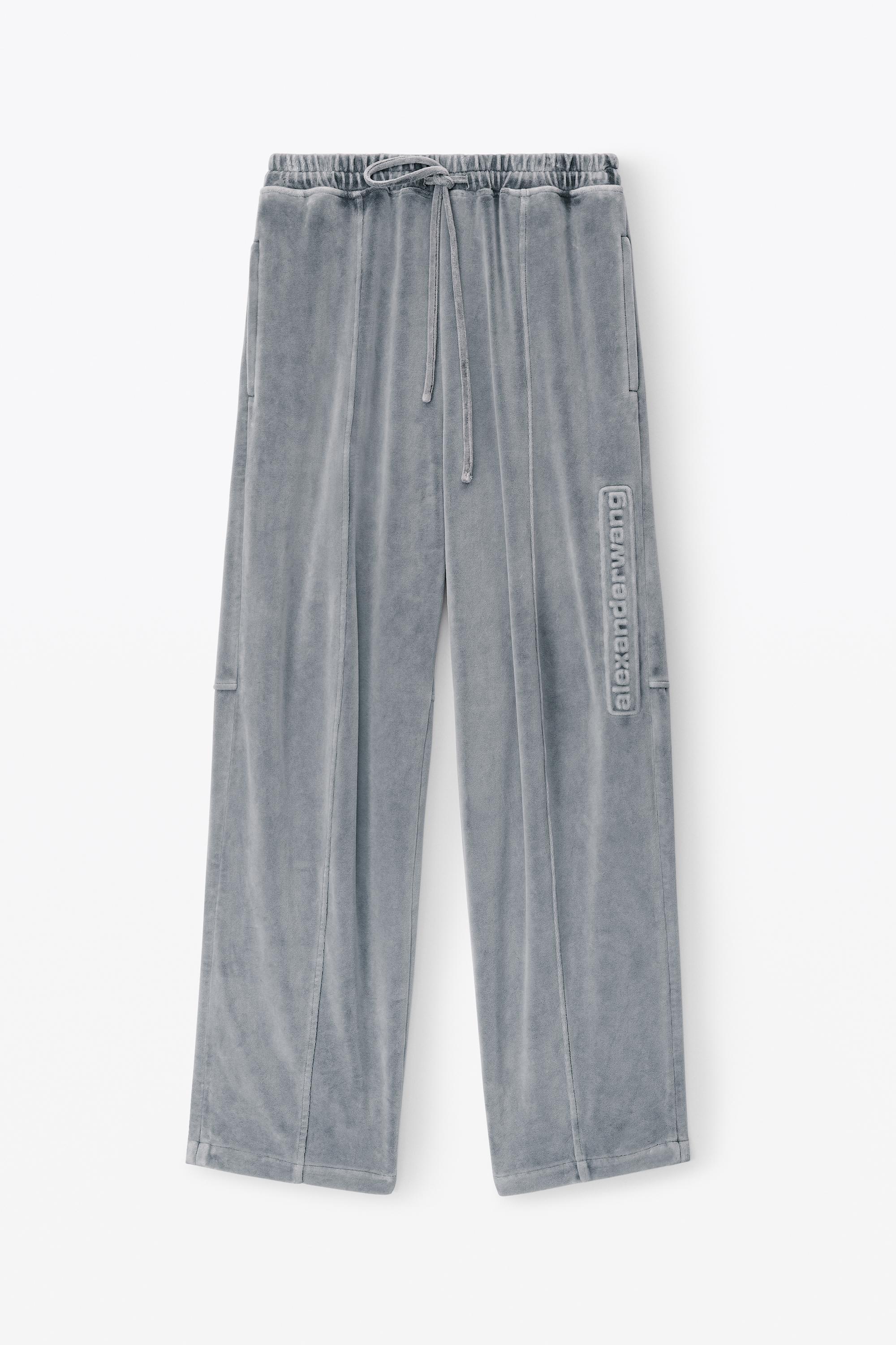 Logo Track Pant In Velour Product Image