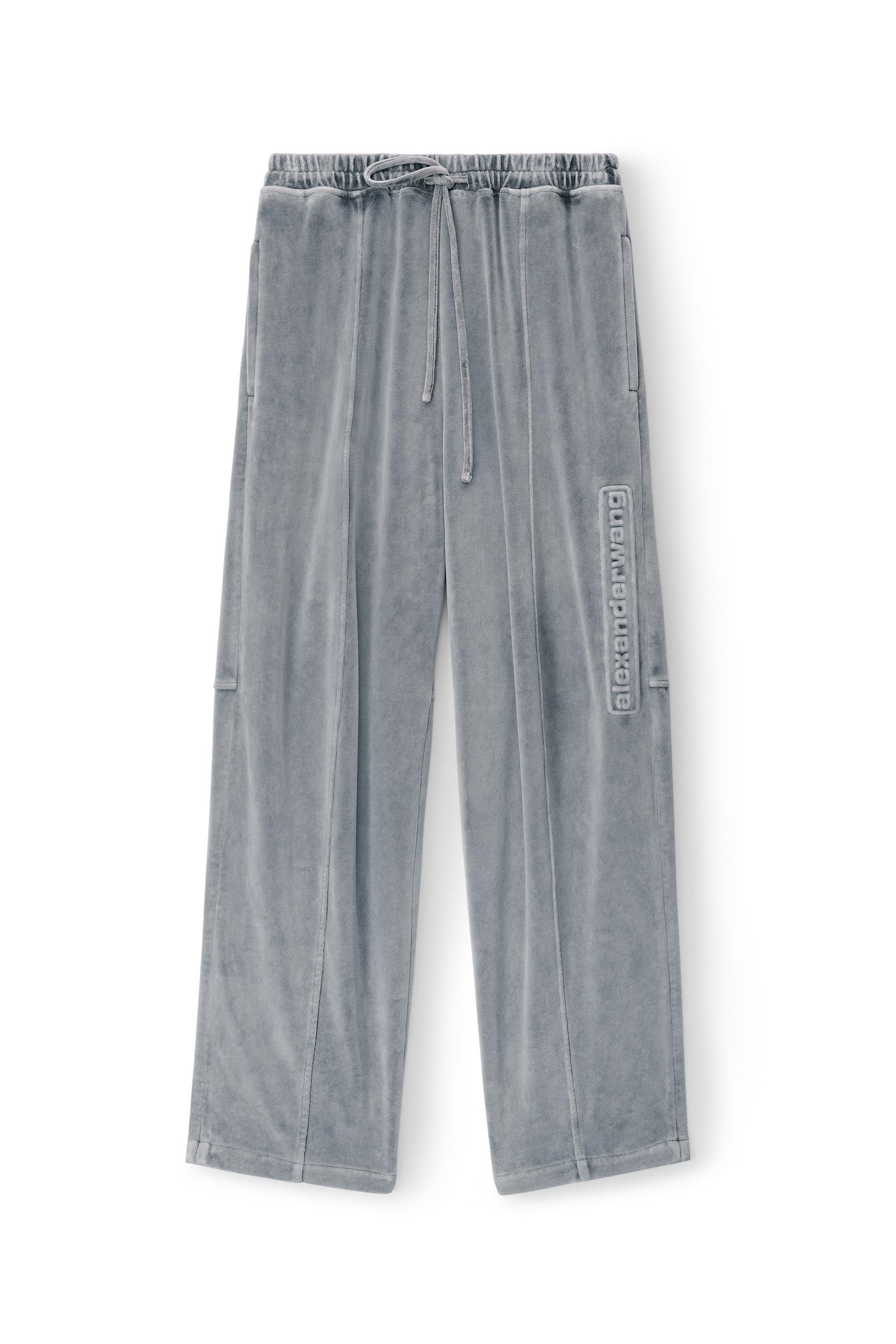 Logo Track Pant In Velour Product Image