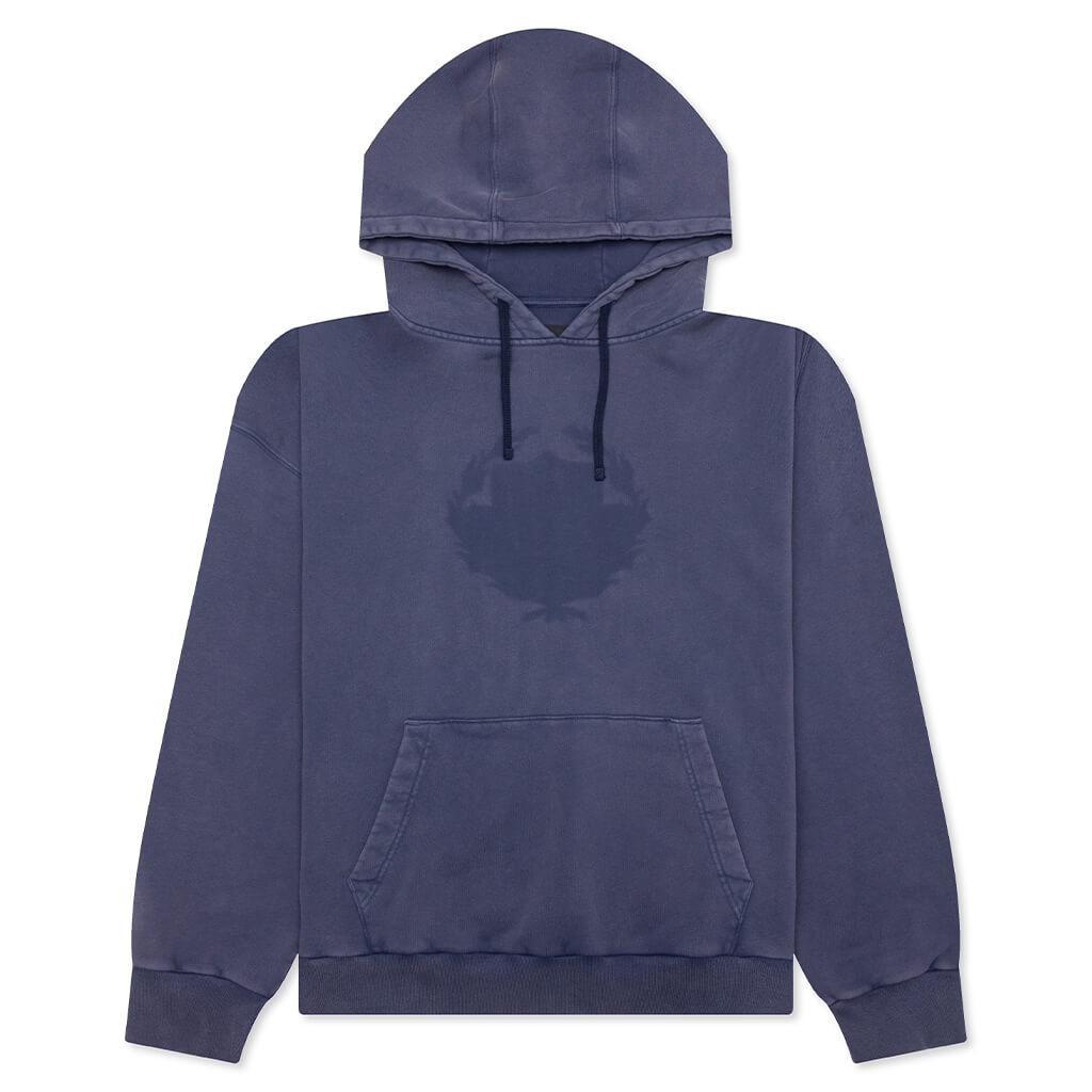 Shadow Oversized Hoodie - Medium Blue Male Product Image