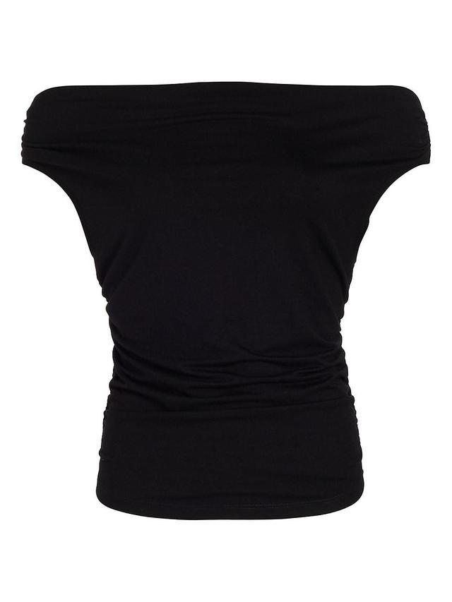 Womens Darcy Off-The-Shoulder Knit Sweater Product Image