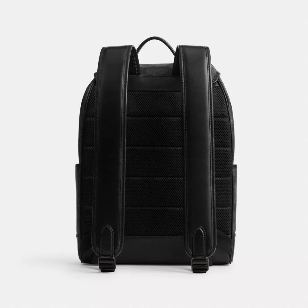 League Flap Backpack In Signature Canvas Product Image