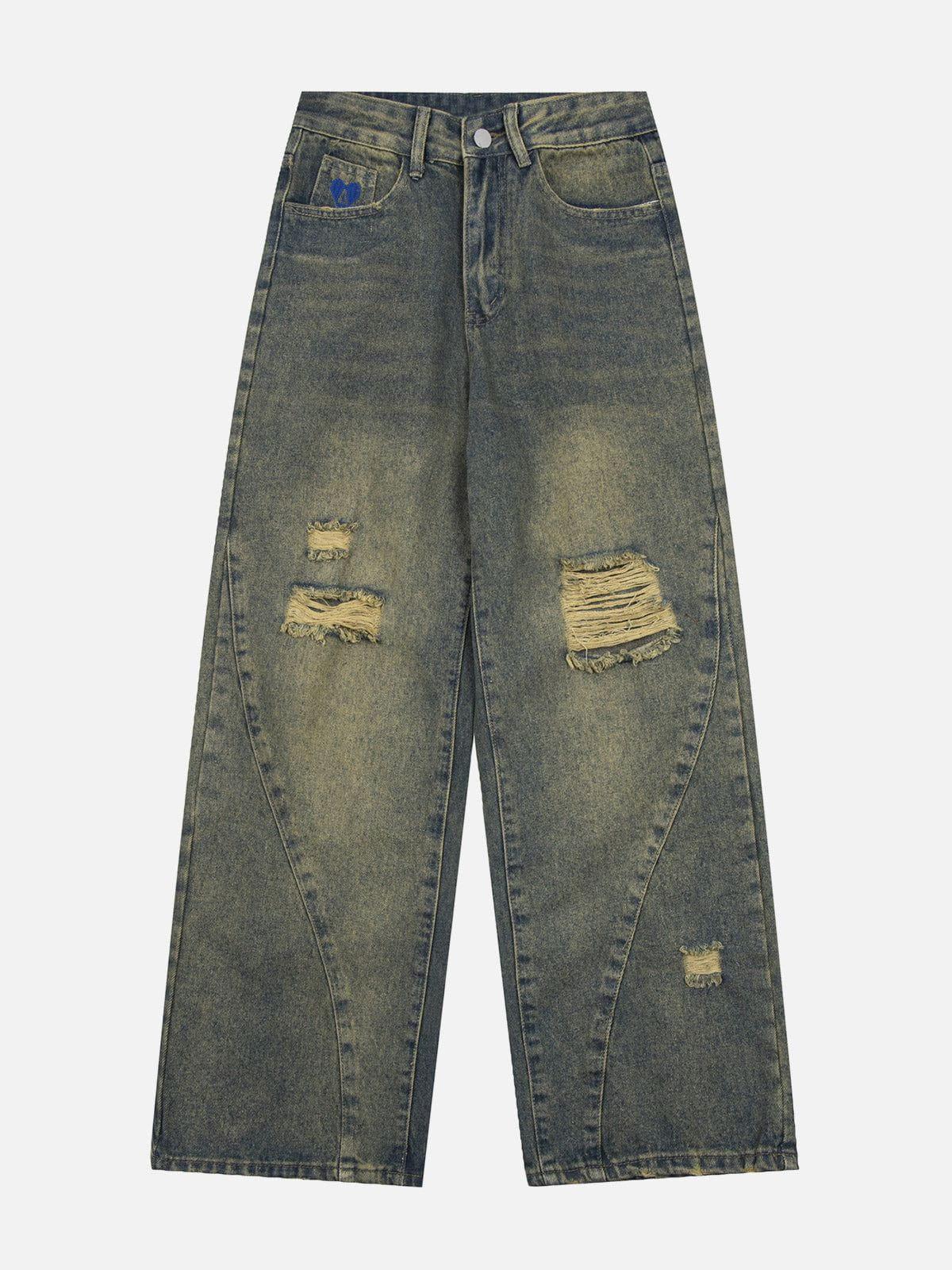 Aelfric Eden Distressed Washed Loose Jeans product image