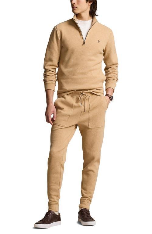 Double Knit Jacquard Joggers In Classic Camel Heather Product Image