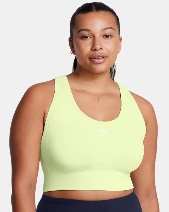 Womens Under Armour UA Vanish Seamless Medium-Impact Mid Sports Bra Product Image