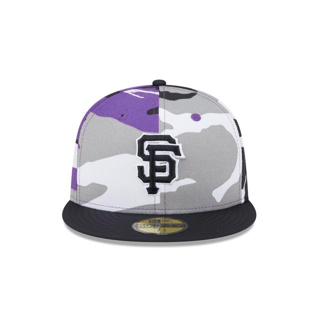 Just Caps Color Camo San Francisco Giants 59FIFTY Fitted Hat Male Product Image