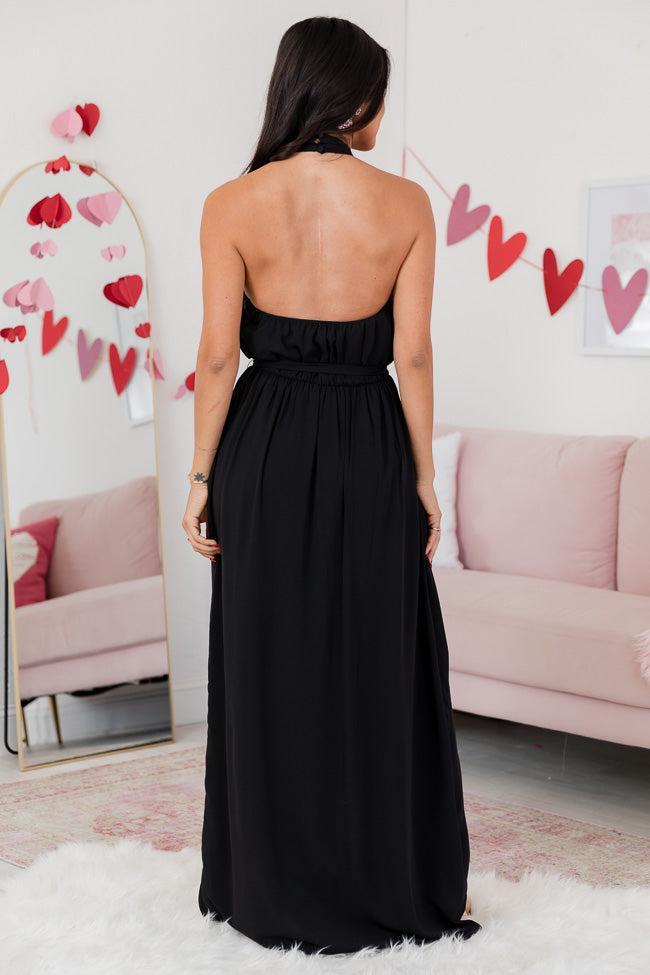 Tell Me About It Black Maxi Dress FINAL SALE Product Image