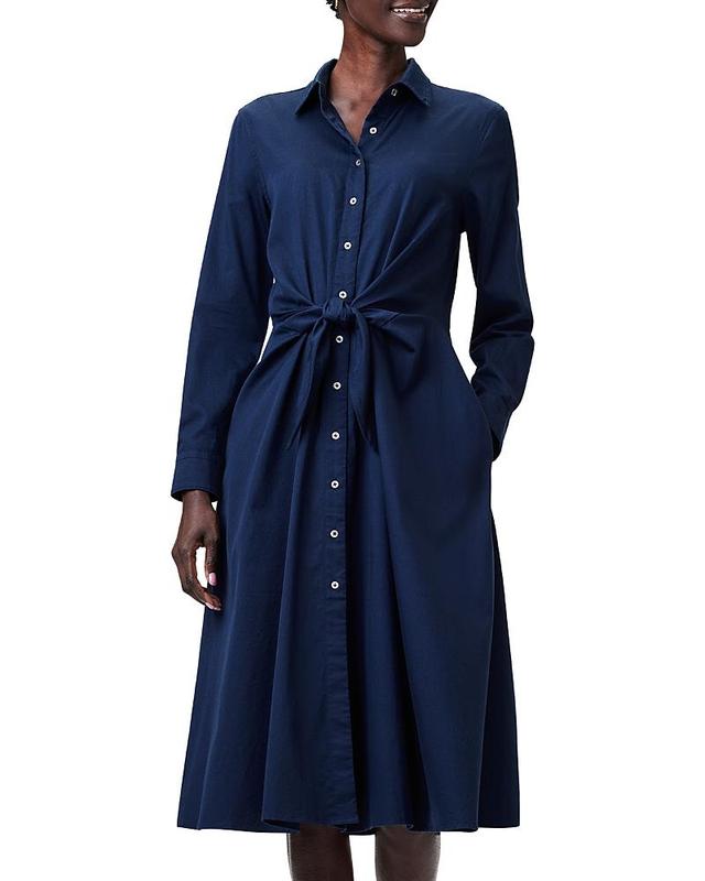 NIC+ZOE Jessie Long Sleeve Tie Waist Shirtdress Product Image