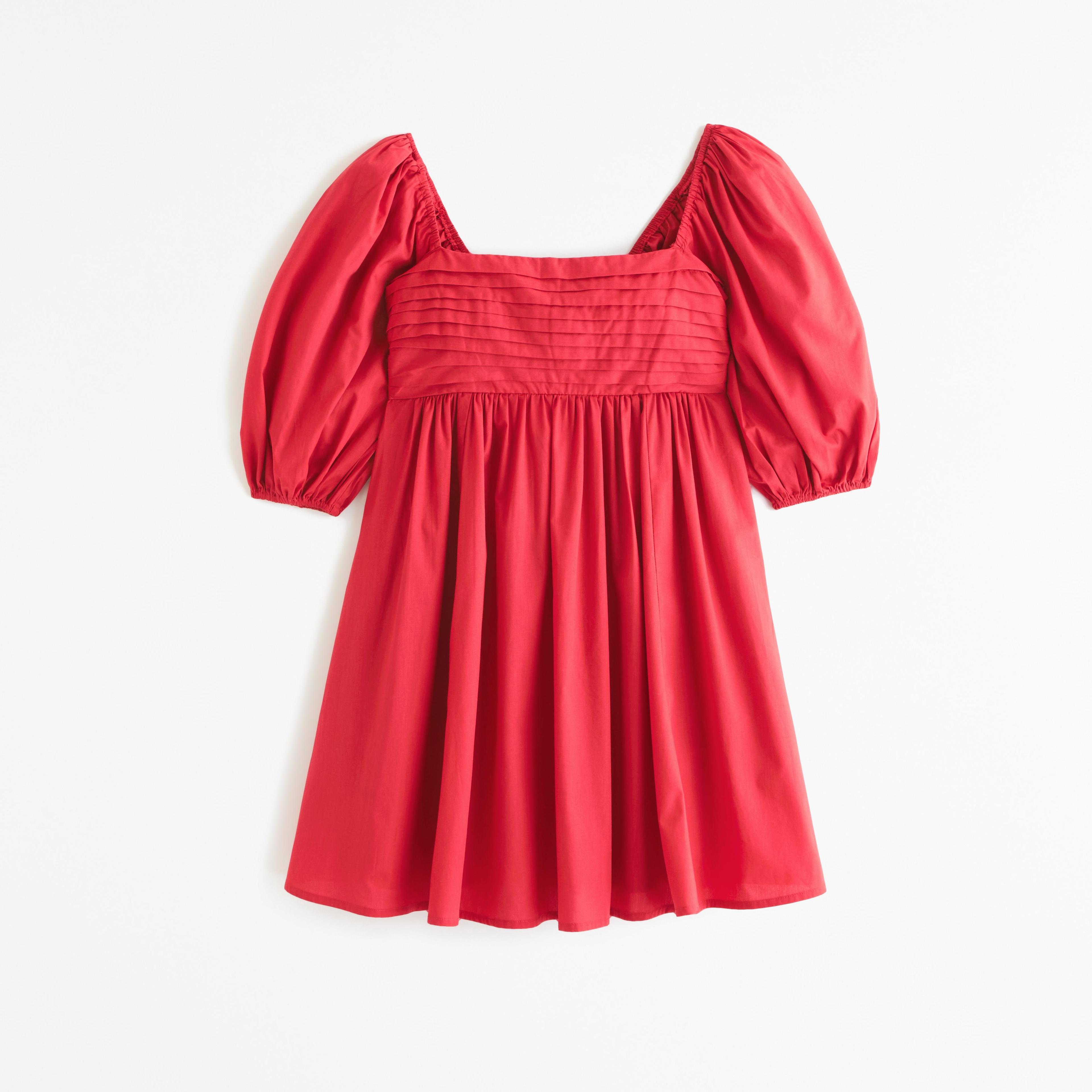 Emerson Poplin Puff Sleeve Mini Dress Product Image