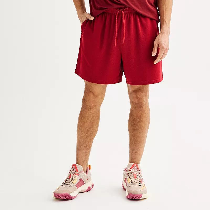 Mens Tek Gear Above-The-Knee Mesh Shorts Product Image